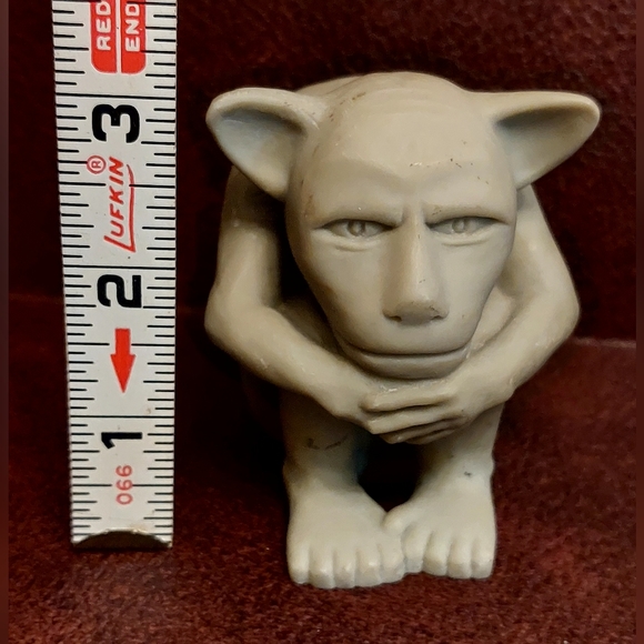 Vintage 1990 Small Clay Dedo Gargoyle Sculpture Signed by Artist Keith Findling - Picture 11 of 16